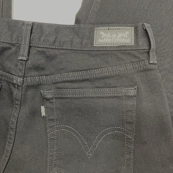 SIGNATURE LEVI STRAUSS 515 Women's Bootcut Jeans W28xL32 Black Denim Mid-Rise - Picture 4 of 15